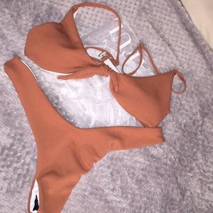 SOLD✨ Zaful tan bikini set
